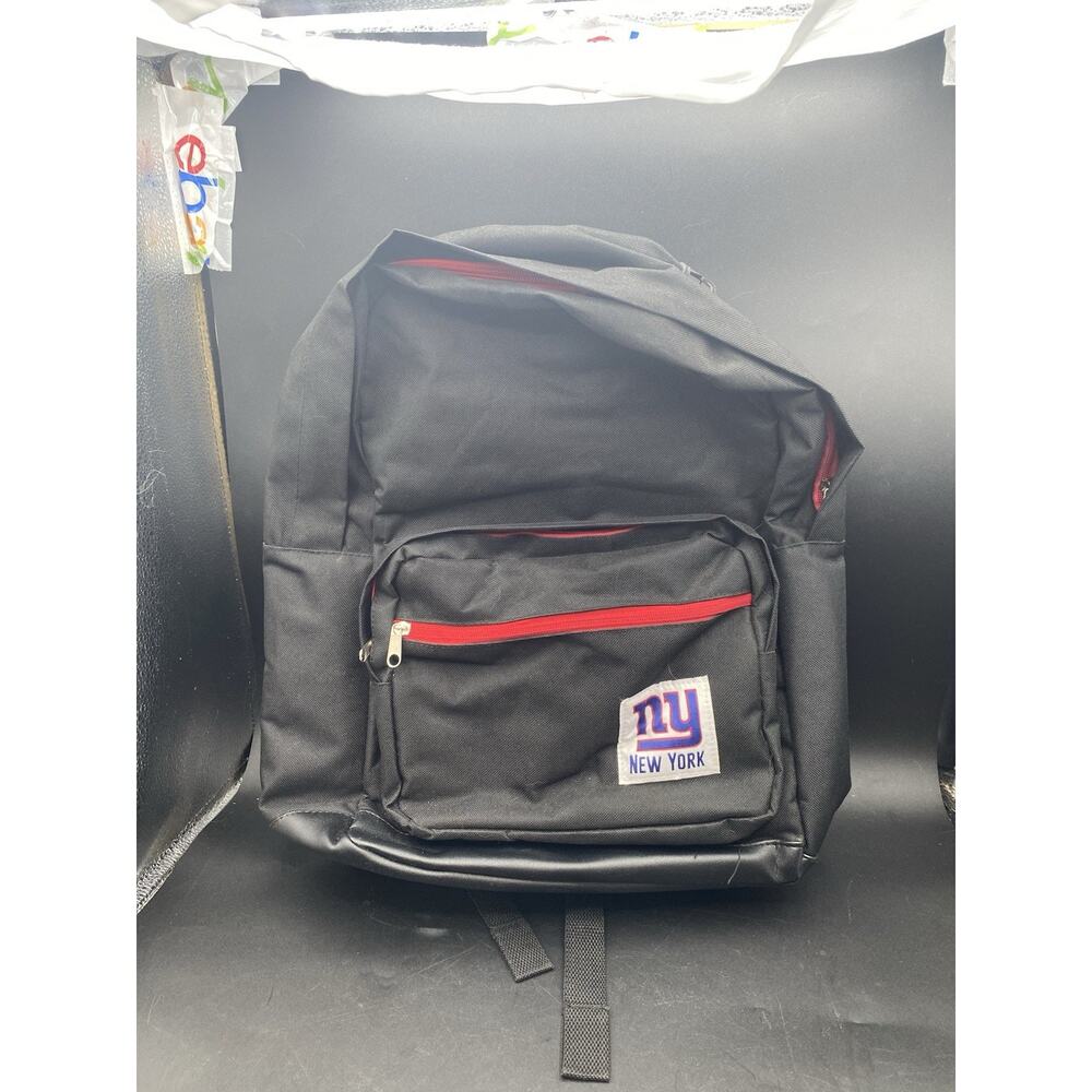 NFL New York Giants Football School Book Bag Backpack Black NFL Brand FOCO